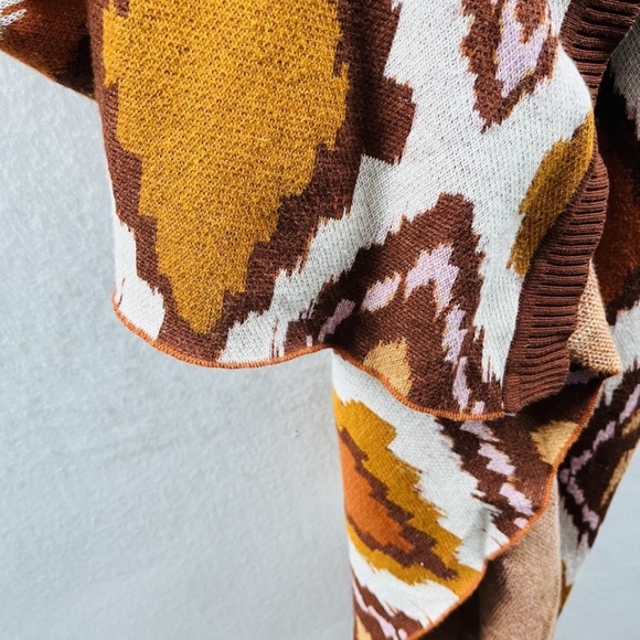 Johanna Ortiz Palm Ornaments Tribal Long Cardigan Pima Cotton Sweater Size M - Picture 5 of 10